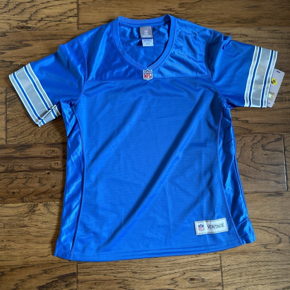 Detroit Lions Blank Jersey Womens Medium NFL Pro Line Vintage Hall Of Fame 1997